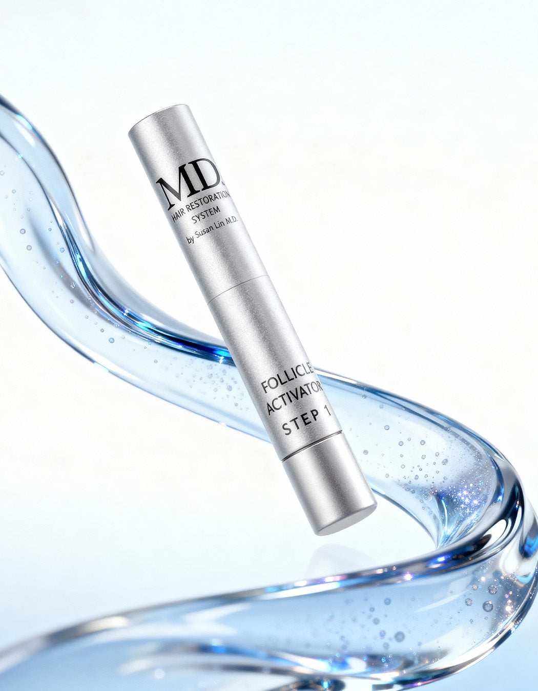 MD Follicle Activator actives — Acetyl Tetrapeptide-3, red clover, niacinamide, ergothioneine