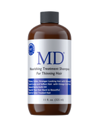 MD Nourishing  Treatment Shampoo 325 ml — sulfate-free peptide shampoo for thinning hair