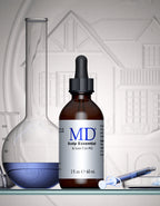 MD Scalp Essential bottle and box — hypoallergenic scalp serum made in the USA