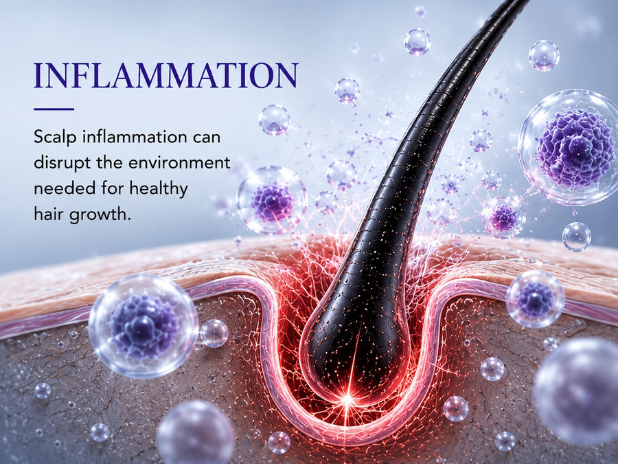 3. Inflammation — the stressed scalp