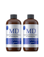 MD Shampoo and Conditioner Bundle — daily StimuCap peptide wash duo for thinning hair