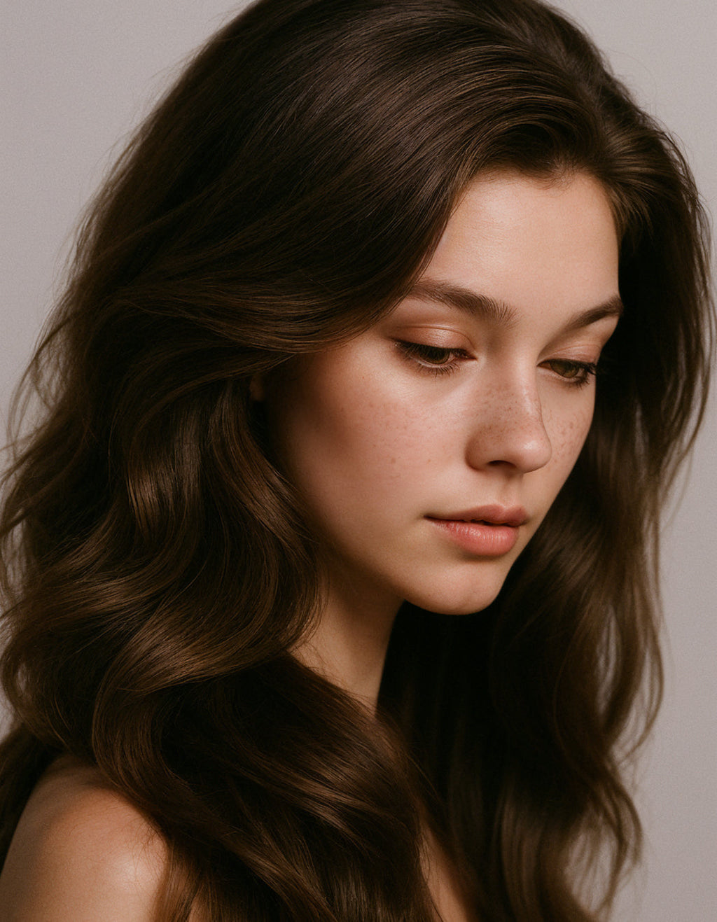 Model with visibly fuller-looking hair after using MD Follicle Energizer serum