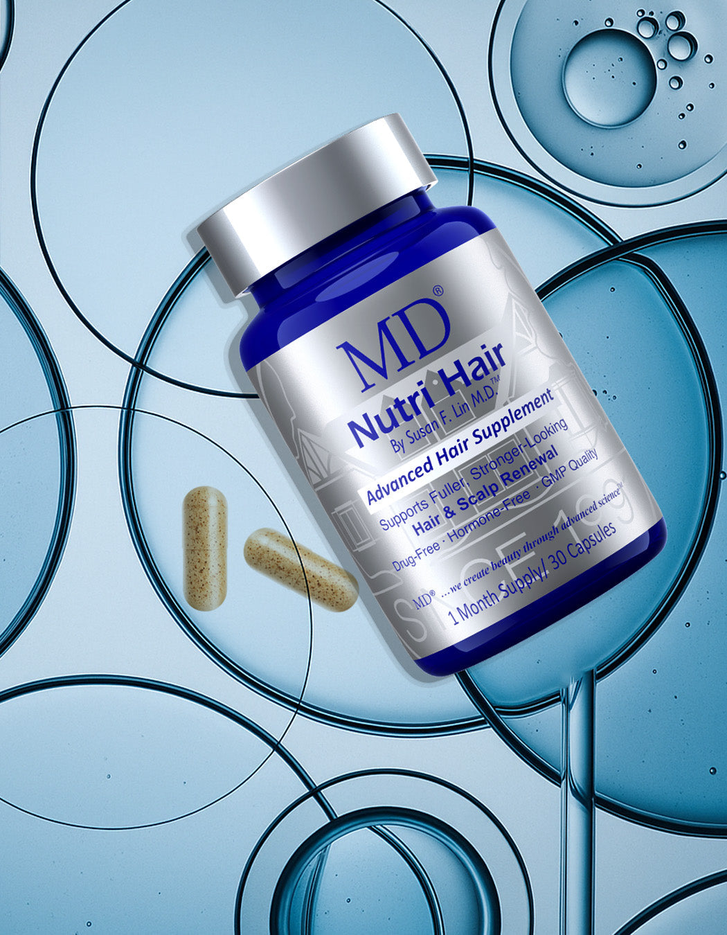 Clinical science of MD Nutri Hair — lilac stem cell extract standardized for verbascoside
