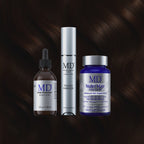 MD Hair Restoration Kit routine video — applying the three steps in order